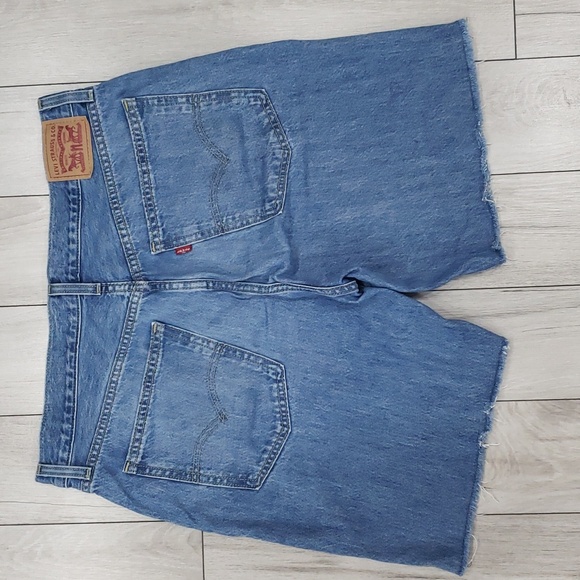 3/$65 home cut ripped Levi's shorts - Picture 2 of 7